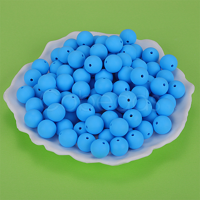 Round Silicone Focal Beads LS-SI-JX0046A-14-1