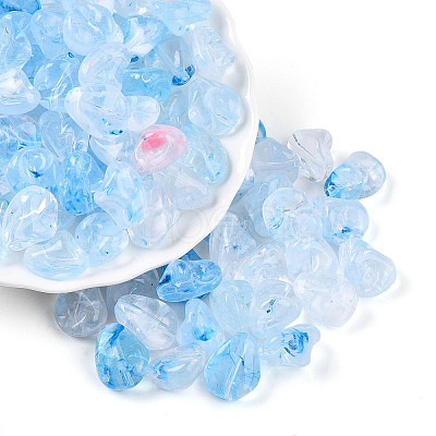 Transparent Acrylic Beads TACR-T028-44H-1