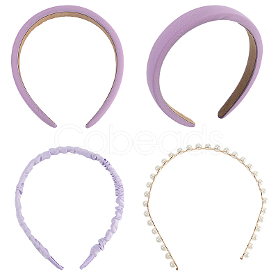 Elegant Cloth Hair Bands AJEW-WH20033-045B-1