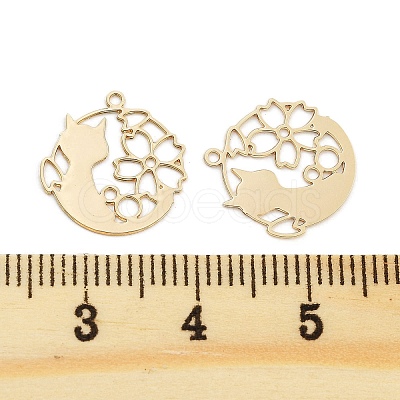 Long-Lasting Plated Brass Pendants KK-K336-48KCG-1