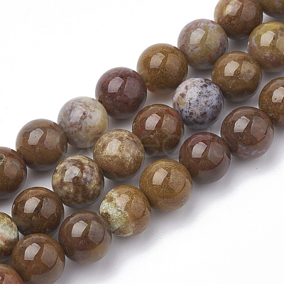 Natural Jade Beads Strands G-S281-54-4mm-1