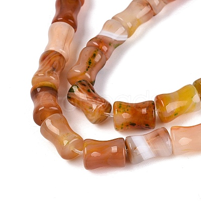 Natural Agate Beads Strands G-Q606-61-1