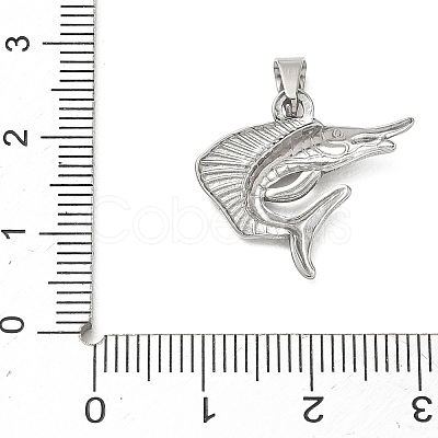 304 Stainless Steel Pendants LS-STAS-B141-03C-P-1