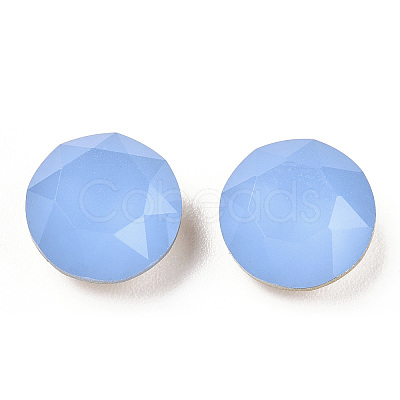 Pointed Back Glass Rhinestone Cabochons RGLA-T029-10mm-24-1