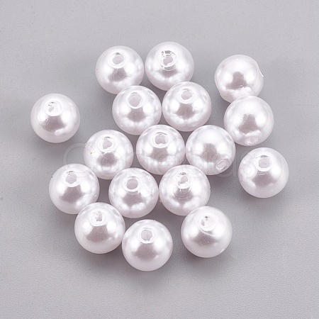 ABS Plastic Imitation Pearl Beads KY-G009-14mm-03-1