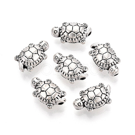 Tibetan Style Alloy Beads TIBEB-T004-08AS-1