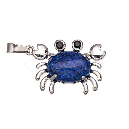 Natural Lapis Lazuli Pendants PW-WG77816-09-1