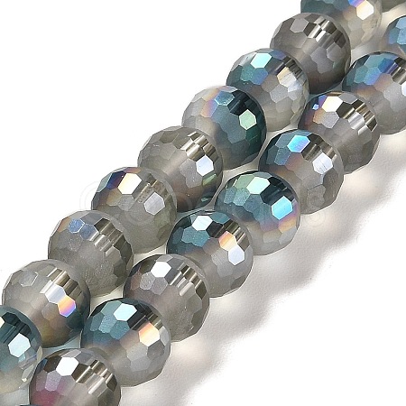 Electroplate Glass Beads Strands EGLA-Z001-03A-HP01-1