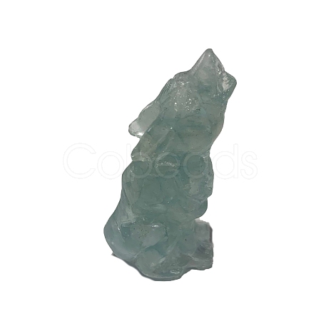 Resin Wolf Display Decoration PW-WG87335-21-1