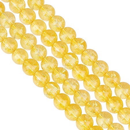 2 Strands Synthetic Citrine Beads Strands G-GO0001-26B-1