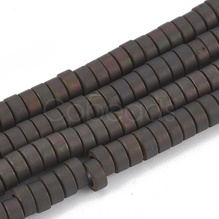 Electroplate Non-magnetic Synthetic Hematite Beads Strands G-T061-140B-1