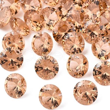 Cubic Zirconia Charms ZIRC-N033-A-06-1