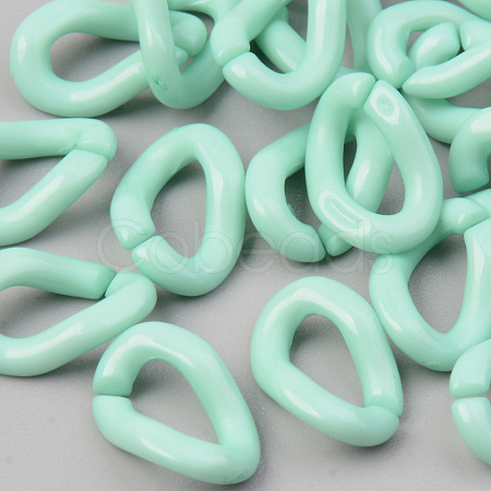 Opaque Acrylic Linking Rings OACR-S038-002G-1