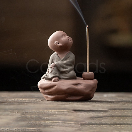 Monk Shape Porcelain Incense Burners PW-WG17BEE-01-1