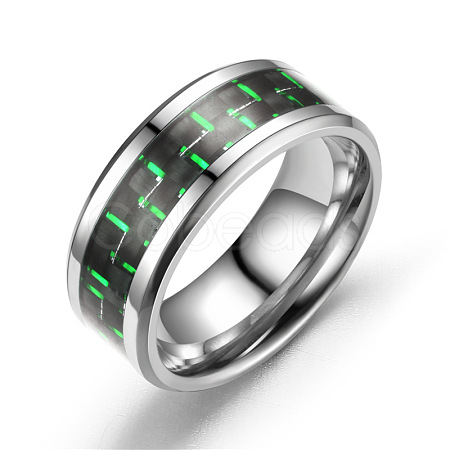 201 Stainless Steel Finger Rings for Couple FS-WG1136E-07-1