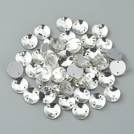 Cone Shape Sew on Rhinestones GLAA-WH0031-55B-01-1