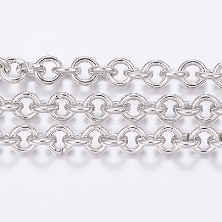 Tarnish Resistant 304 Stainless Steel Rolo Chains CHS-H013-07-A-1