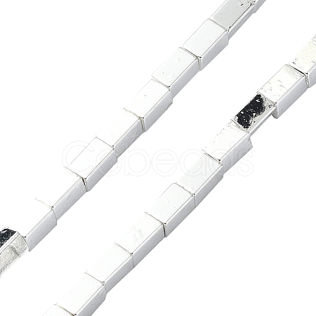 Electroplated Synthetic Non-magnetic Hematite Beads Strands G-I360-Y01-04-1