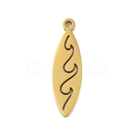 304 Stainless Steel Pendants STAS-S123-03G-06-1