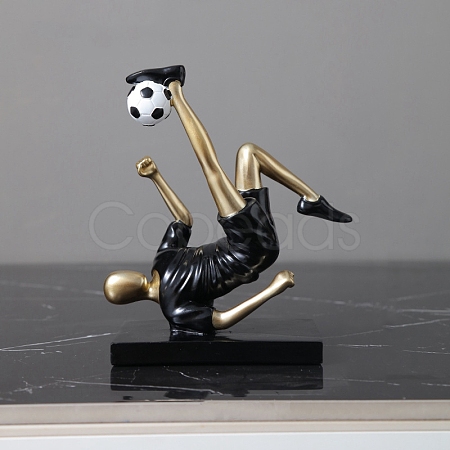 Resin Football Boy Figurines Display Decorations PW-WG47719-01-1