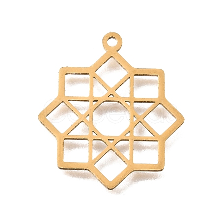201 Stainless Steel Pendants STAS-S176-19G-1