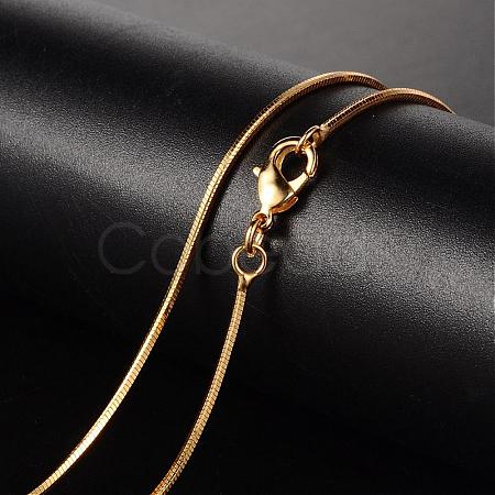 Brass Necklaces MAK-K003-11G-1