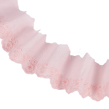 16 Yards Cotton Embroidery Flower Lace Ribbons OCOR-ME0001-21A-1