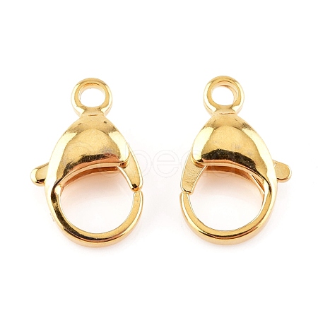 304 Stainless Steel Lobster Claw Clasps STAS-AB16-G-1