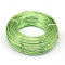 Aluminum Wire, Bendable Metal Craft Wire, Flexible Craft Wire, for Beading Jewelry Craft Making, Lawn Green, 12 Gauge, 2.0mm, 55m/500g(180.4 Feet/500g)