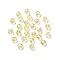 Imitation Austrian Crystal Beads, Grade AAA, K9 Glass, Faceted(32 Facets), Round, Champagne Yellow, 6mm, Hole: 0.7~0.9mm