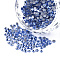 Hotfix Rhinestone, Glass Rhinestone Flat Back Cabochons, Half Round, Sapphire, SS8, 2.3~2.4x1mm, about 1440pcs/bag