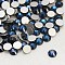 Glass Flat Back Rhinestone, Grade A, Back Plated, Faceted, Half Round, Montana, 4.6~4.8mm, about 1440pcs/bag