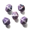 Handmade Porcelain Beads, Rhombus, Medium Purple, 11.5x10mm, Hole: 2mm