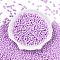 Baking Painted Glass Seed Beads, Bicone, Lilac, 4.5x4mm, Hole: 1mm, about 5232pcs/pound