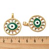 Real 18K Gold Plated Brass Pendants KK-L209-010G-04-3