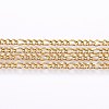 304 Stainless Steel Figaro Chains CHS-I002-05G-2
