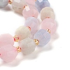 Natural Morganite Beads Strands G-K303-A06-8mm-3