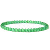 4mm Round Natural Dyed & Heated Green Onyx Agate Beads Bracelet for Men LS-KG3069-25-1