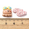 Summer Theme Opaque Resin Cabochons CRES-I046-11-4
