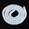 Imitation Jade Glass Beads Strands GLAA-R041-8x8mm-B02-2