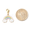 Alloy Enamel Pendant Decorates HJEW-JM00588-5