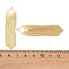 Brass Tassel Big Pendants KK-F898-22D-G-3