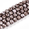Baking Paint Glass Beads Strands DGLA-N003-10mm-A05-1
