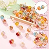 20Pcs 5 Colors Handmade Lampwork Beads LAMP-YW0004-28-3