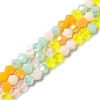 Electroplate Glass Beads Strands EGLA-D018-02D-1