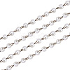 Handmade Glass Pearl Beads Chains AJEW-PH00489-02-1