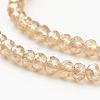 Electroplate Glass Beads Strands EGLA-D020-6x4mm-49-2