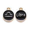 Alloy Enamel Pendants ENAM-S124-01A-08K-1