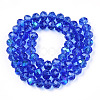 Electroplate Glass Beads Strands EGLA-A034-T3mm-L26-3
