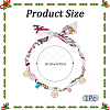 Bees Alloy Enamel & Resin & Glass & Plastic Pearl & Rhinestone Tassel Scarf Choker Necklaces NJEW-SP0001-16B-2